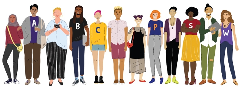 6 colleges artwork