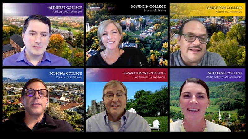 6 colleges webinar screenshot