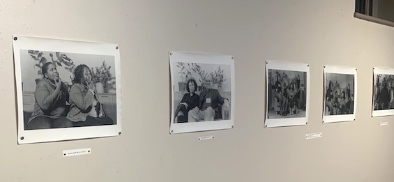 A wall of portraits