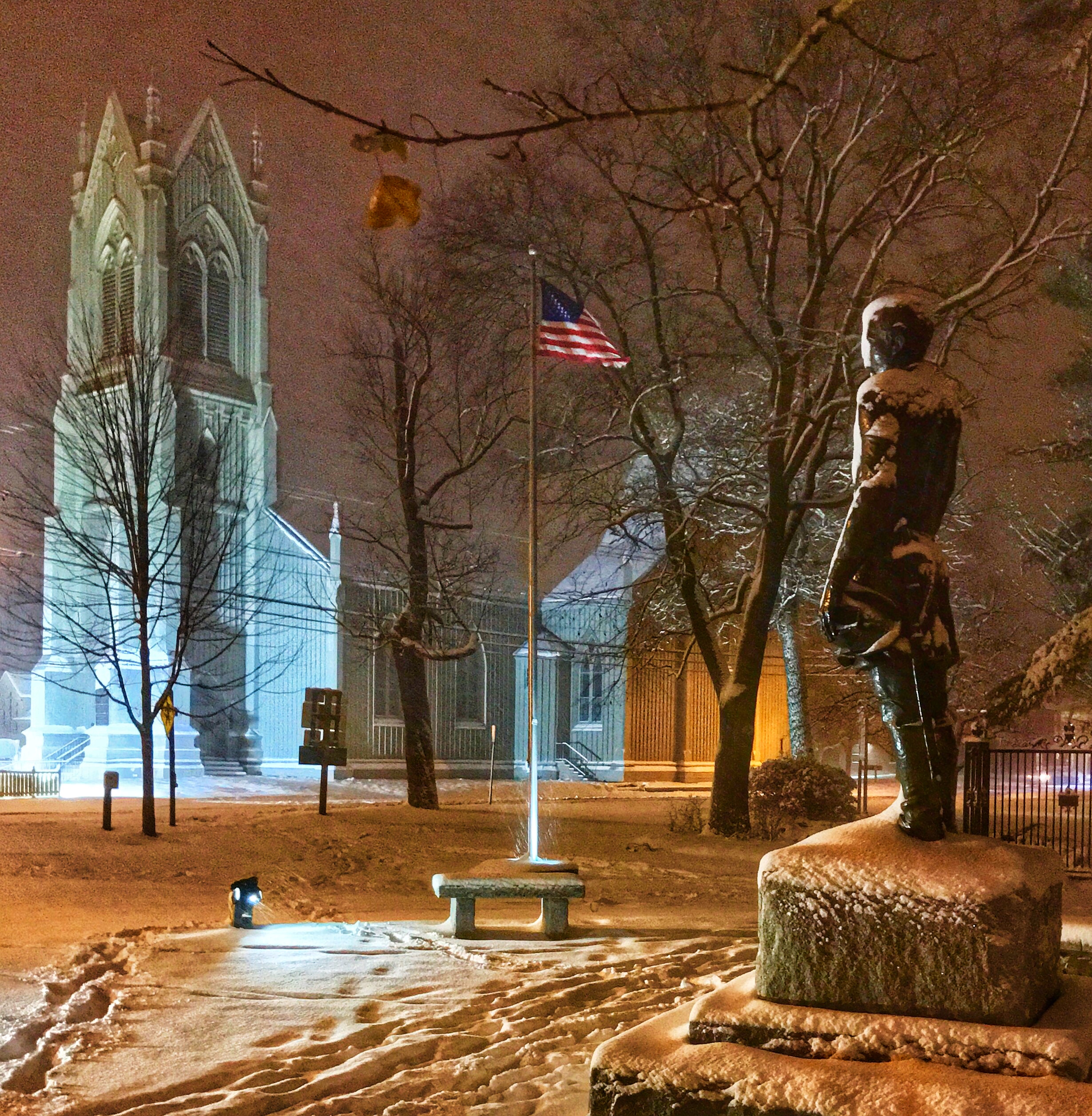 Joshua Lawrence Chamberlain statue, Brunswick, Maine