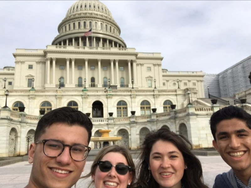 Bowdoin Public Service students in DC