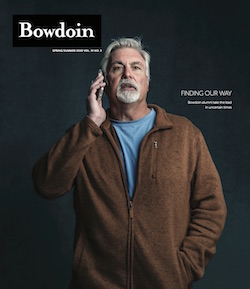 Spring 2020 Bowdoin Magazine cover