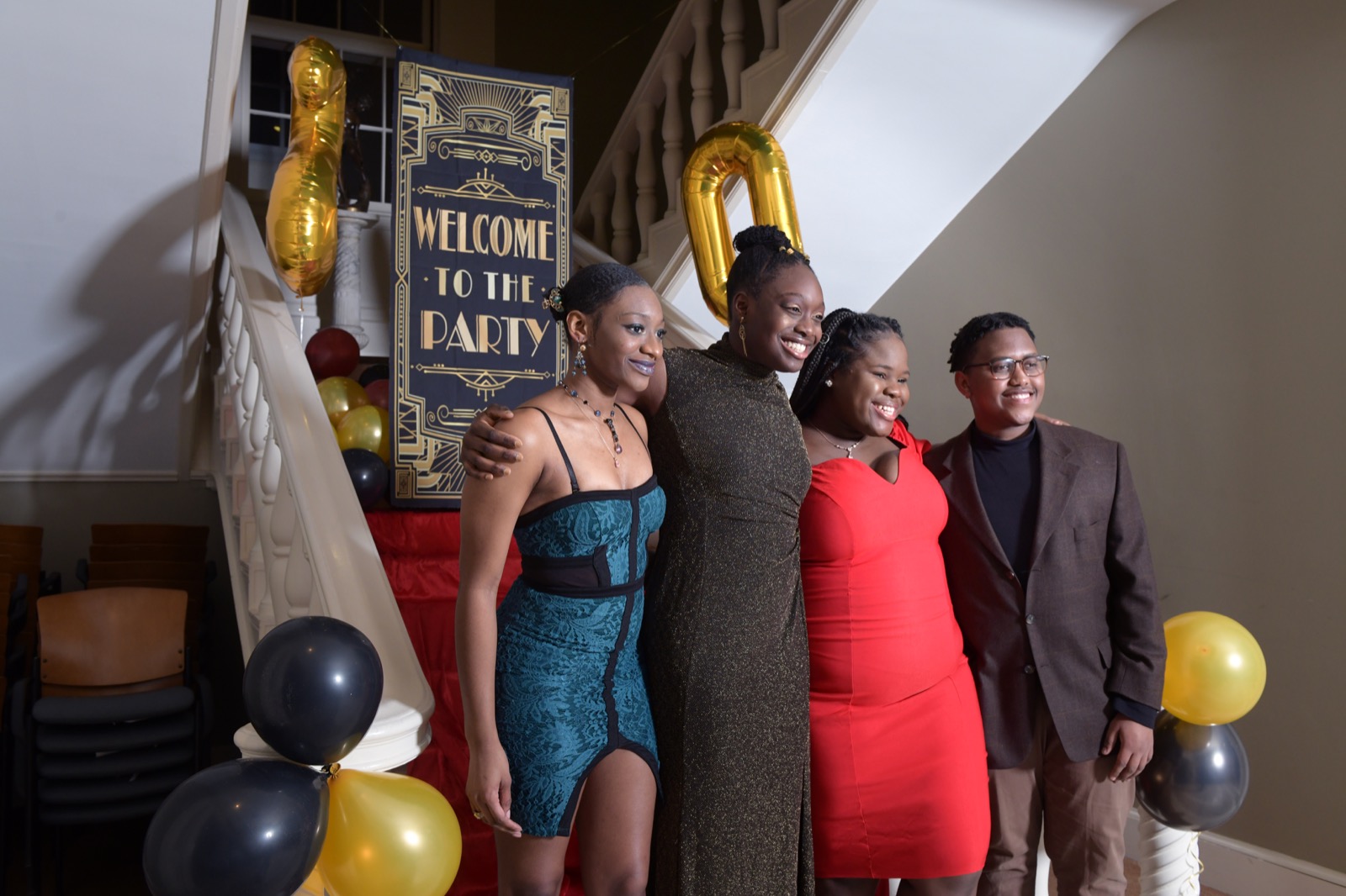 Bowdoin students joined with Bates and Colby to celebrate the Ebony Ball.