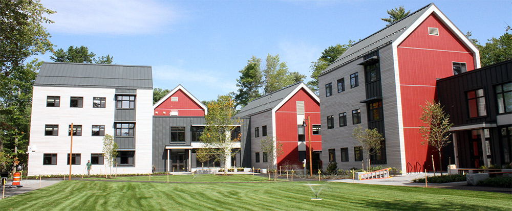 Exterior view of shared courtyard