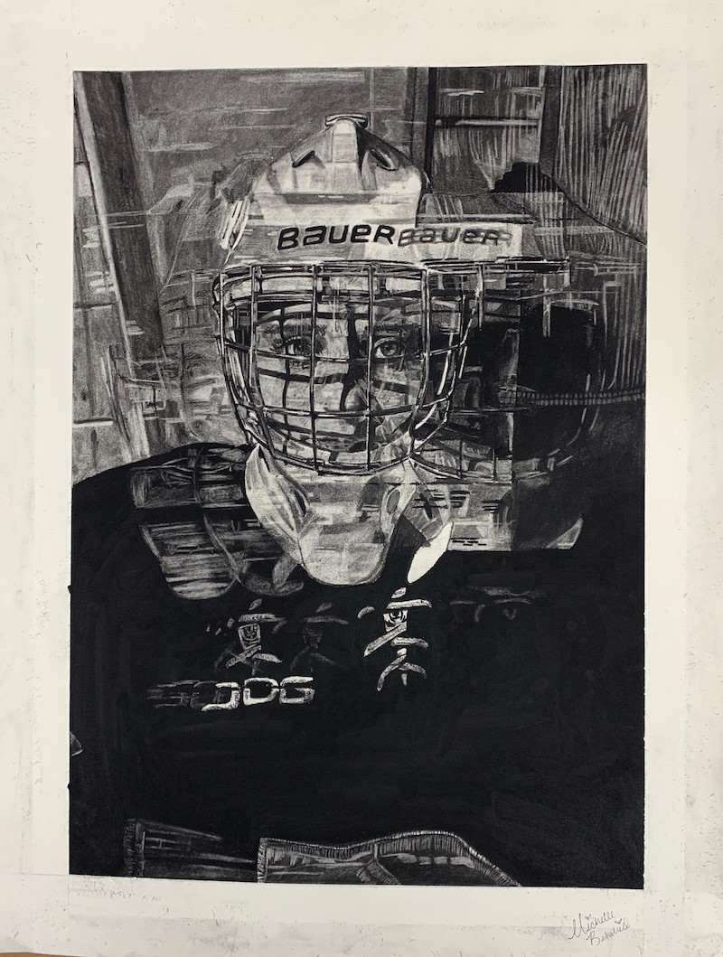 The Hockey Player, by Michelle Behshid ‘22