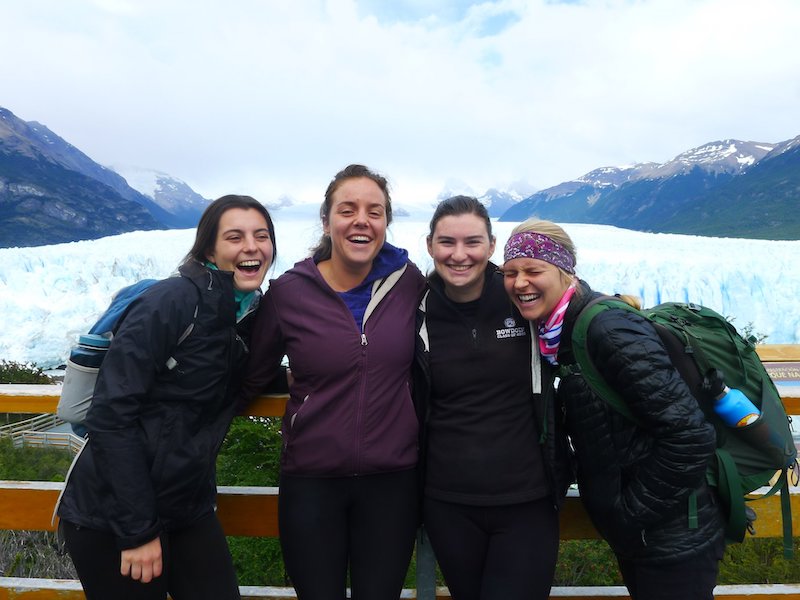 Ilana Olin with friends in Argentina