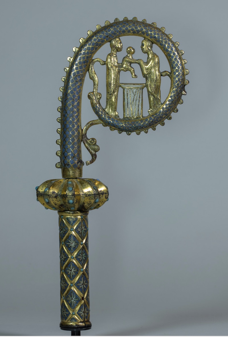 Limoges Crosier with the Presentation in the Temple