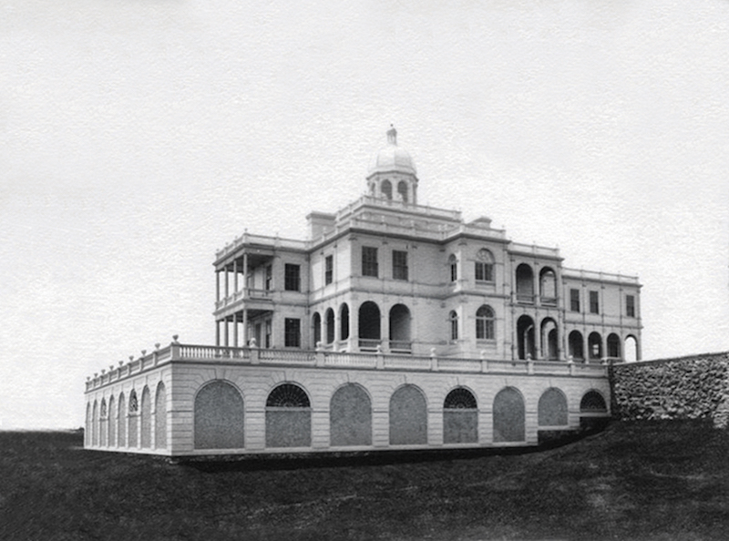 The Searles Mansion on Block Island, Rhode Island.