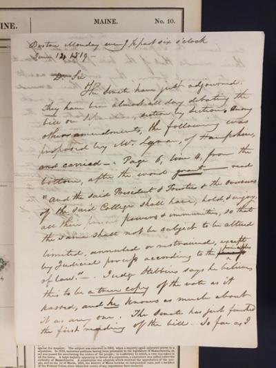 mckeen letter 1819