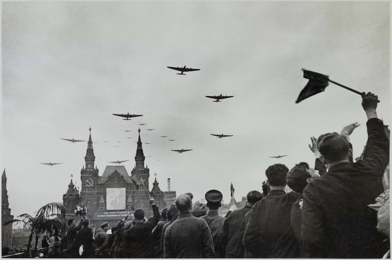 Red Square Parade for the Chelyuskin Polar Expedition