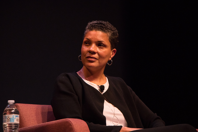 Michelle Alexander on stage