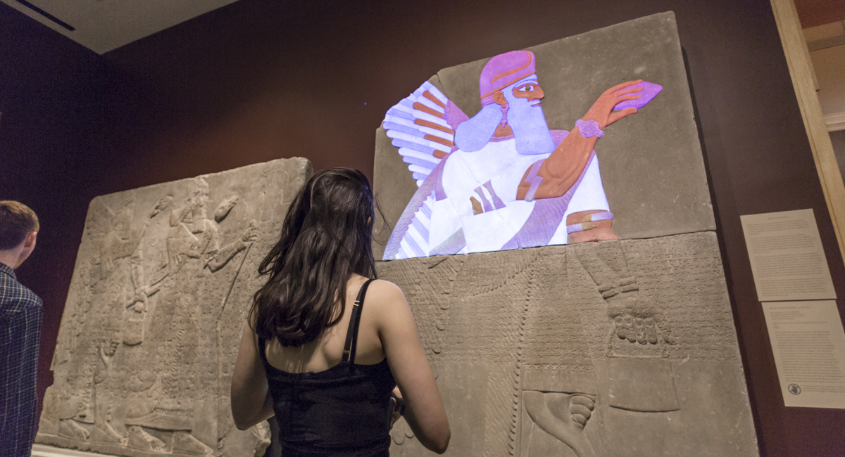 Bowdoin students and staff enjoyed an evening at the Museum of Art