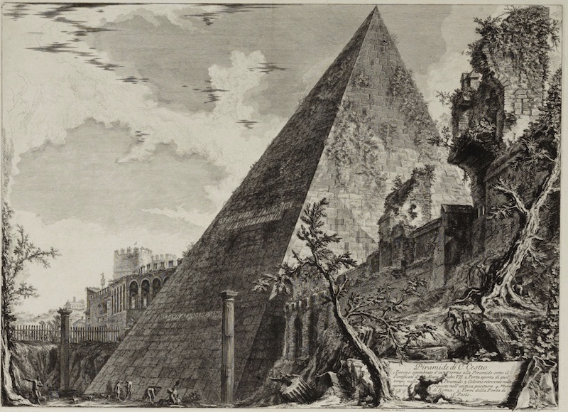 The Pyramid of Caius Cestius