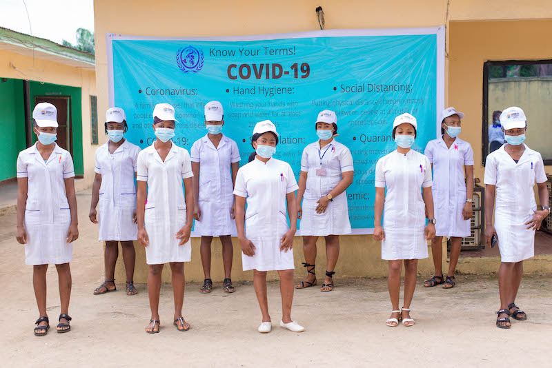 Health care workers raise awareness about Covid-19