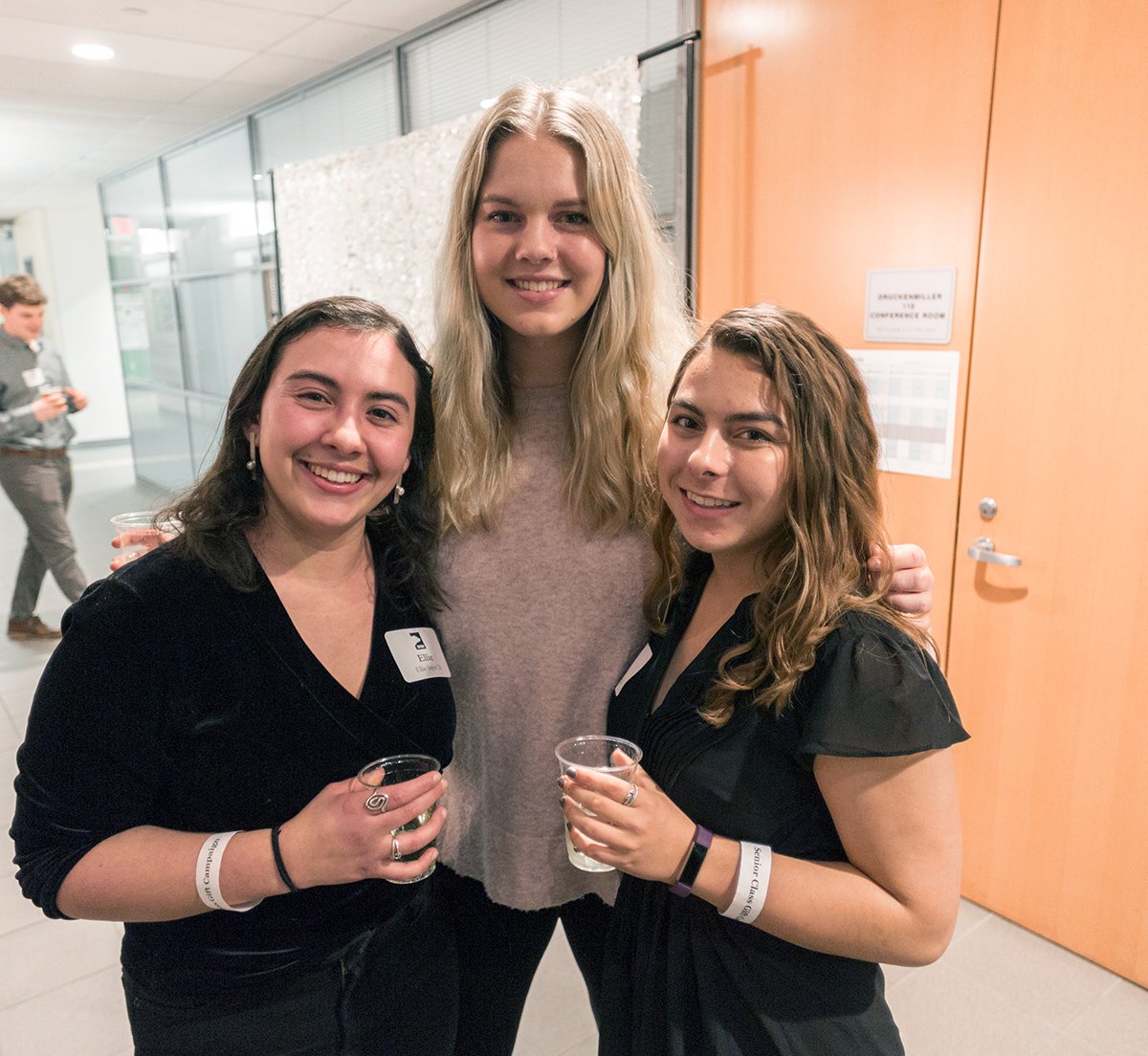 Bowdoin seniors celebrate the SCGC kickoff for the Class of 2020