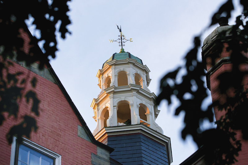 The Searles Science Building cupola.