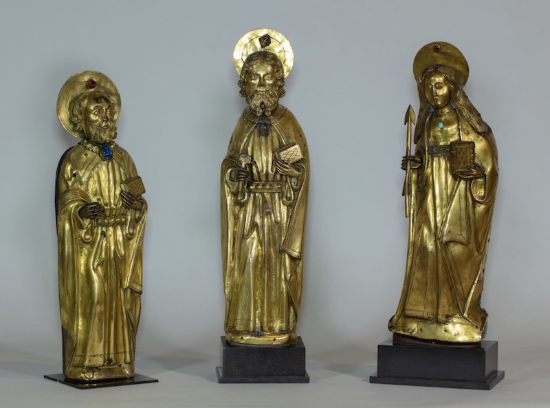 Three statuettes