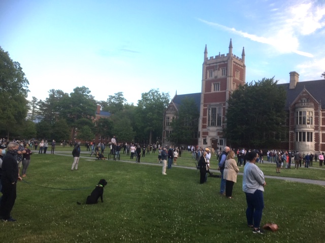 vigil crowd