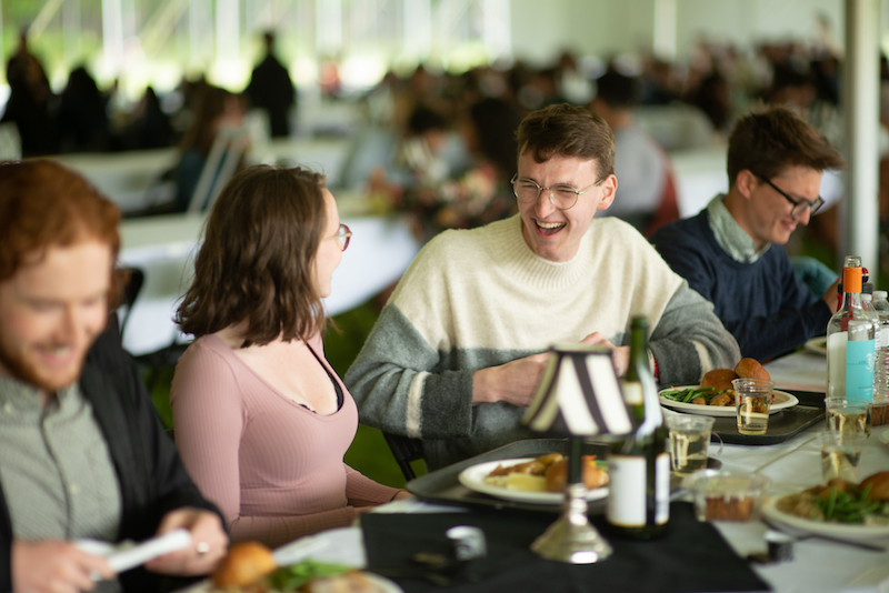 Pints with professors and Commencement dinner