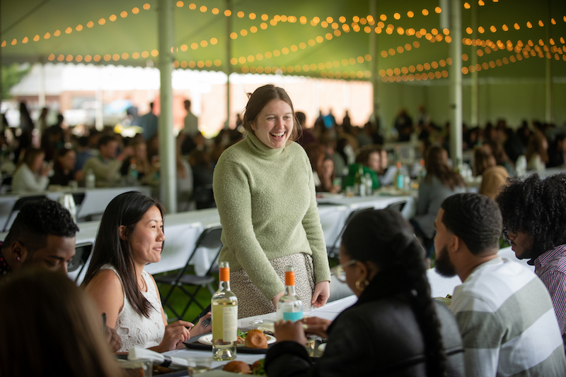 Pints with professors and Commencement dinner