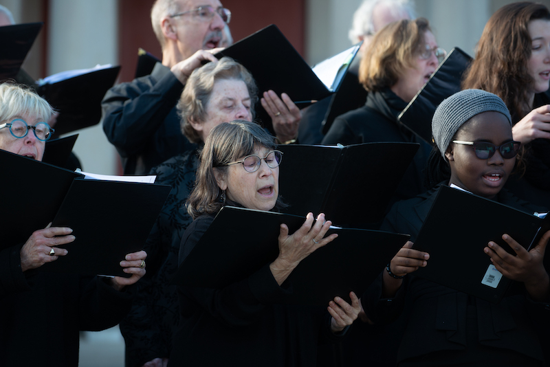 Chorus singing