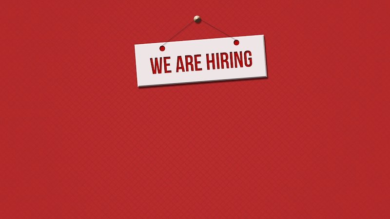 We are hiring sign