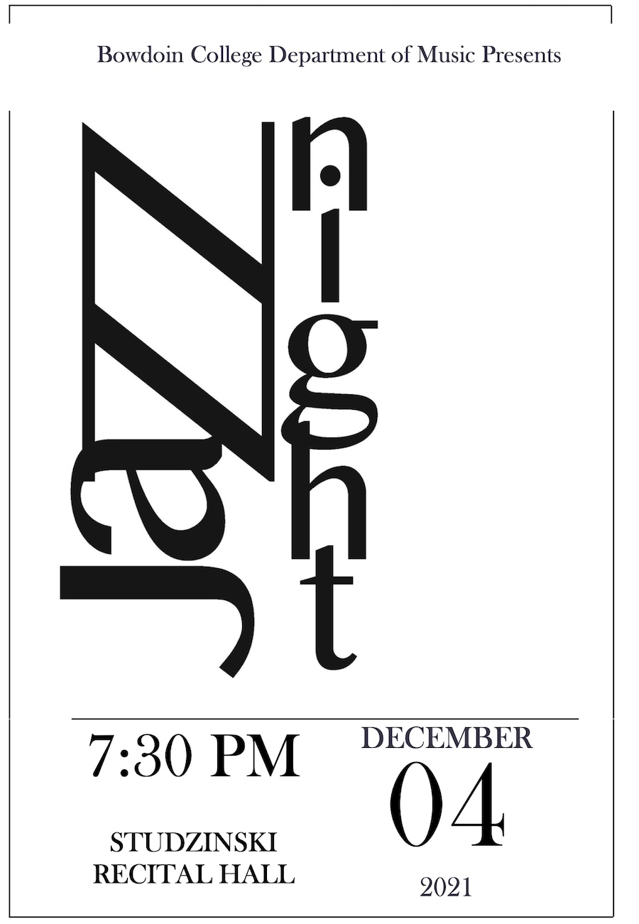 Jazz Night brochure