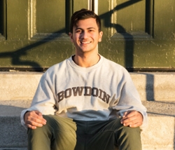 Mohamed Kilani as a Bowdoin student