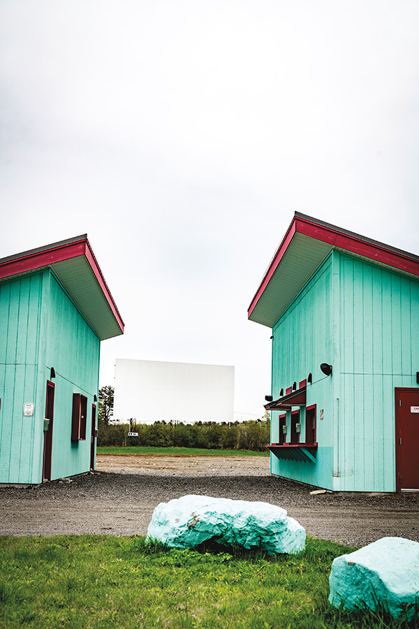 After being shuttered for thirty years, the Bangor Drive-In reopened in July 2015.