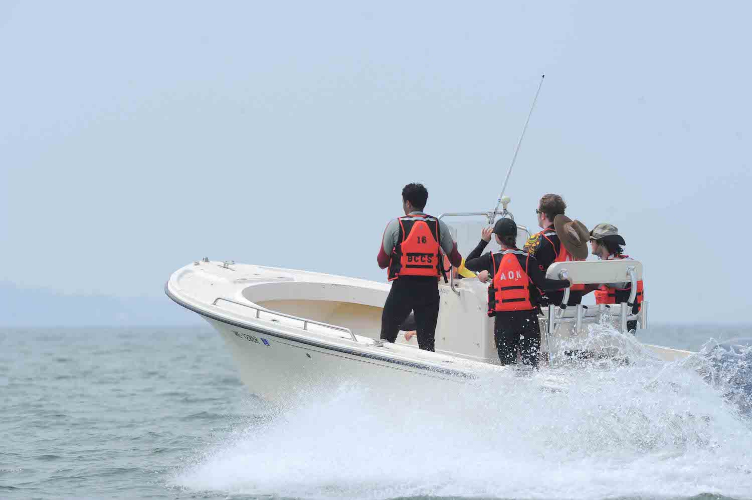 Boating on Quahog Bay