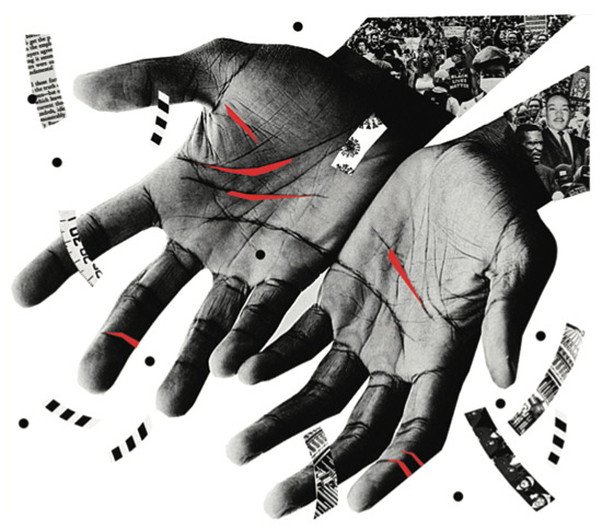 Hands illustration by Lincoln Agnew
