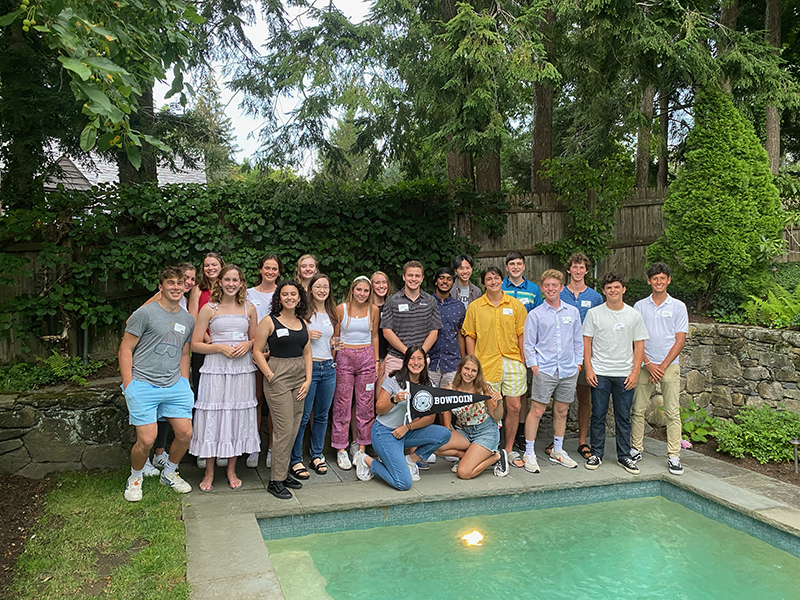 Send-off event in Boston, hosted by Will and Happy Rowe P’23 with George Rowe ’23