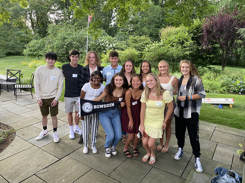 Send-off event in Connecticut, hosted by Steve and Suzy Lukens P’23 with Chris Lukens ’23