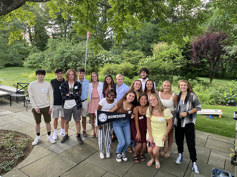 Send-off event in Connecticut, hosted by Steve and Suzy Lukens P’23 with Chris Lukens ’23