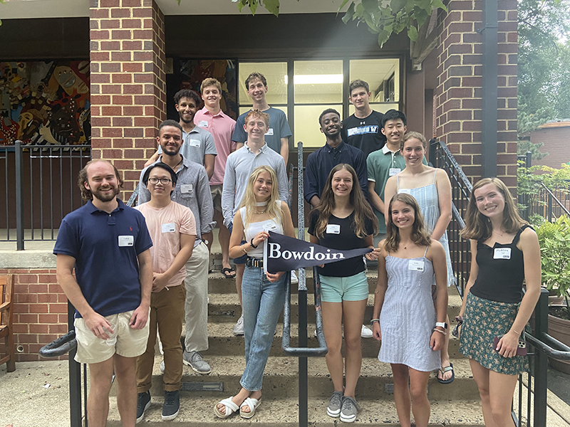 Send-off event in Washington, DC, hosted by Mark Cortez and Kim Wargo P’20 with Ida Cortez ’20