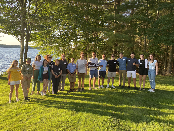 Send-off event in Standish, Maine, hosted by Scott and Terri Bashaw P’21 P’23 with Abby Bashaw ’21 and Delaney Bashaw ’23