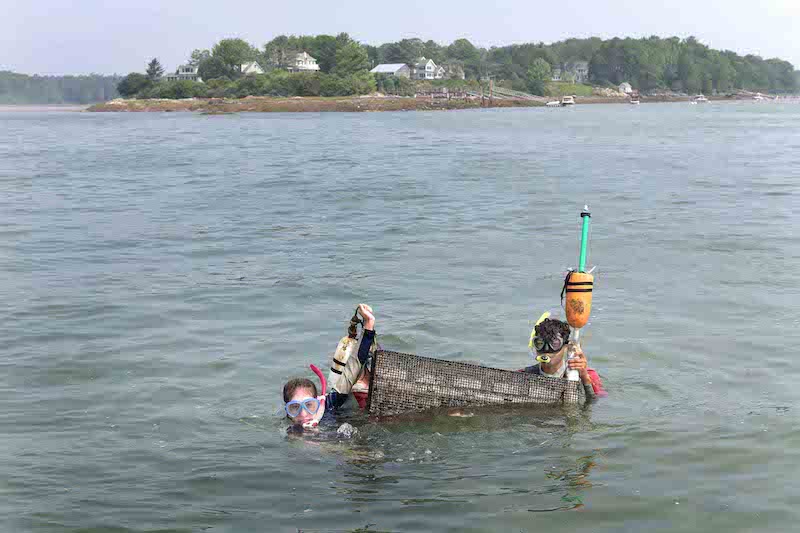 Snorkeling in the bay