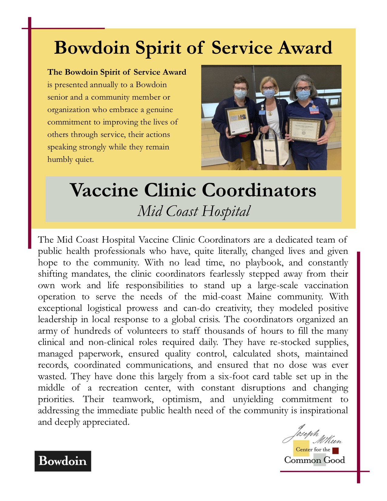 Vaccine clinic