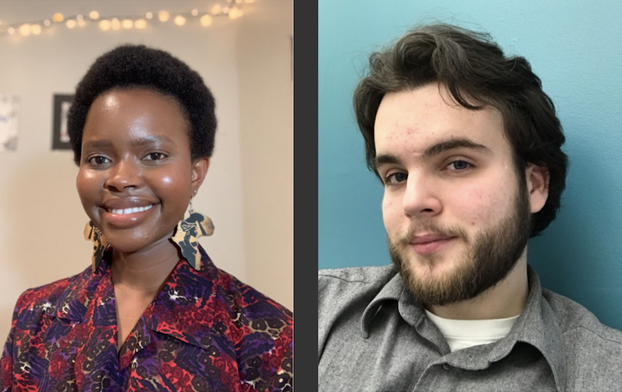 Mary Nzeyimana ’22 and Radu Stochita ’22 headshots