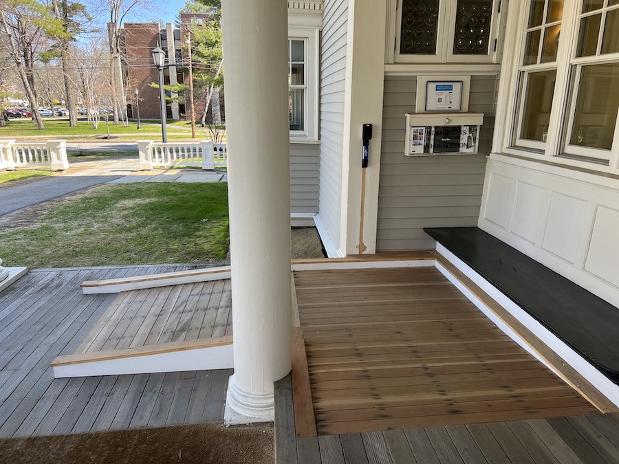 new Admissions ramp