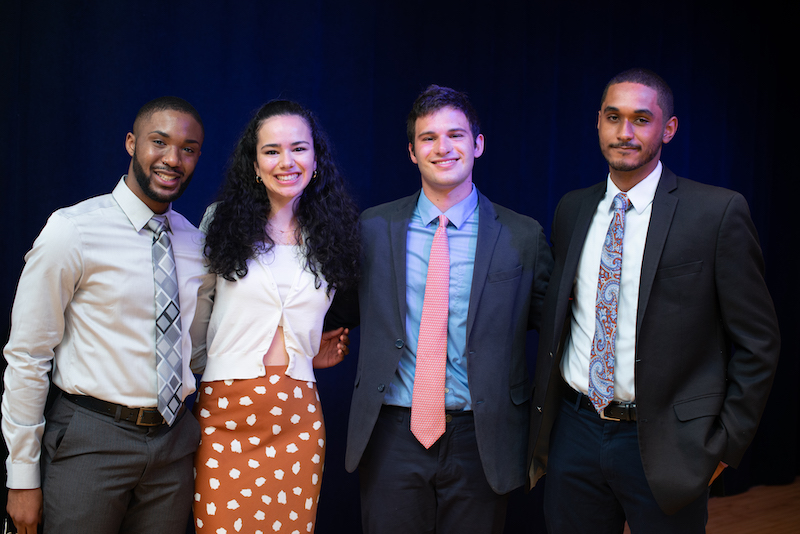 Last year's leadership awardees