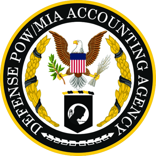 The seal of the Defense POW/MIA Accounting Agency.