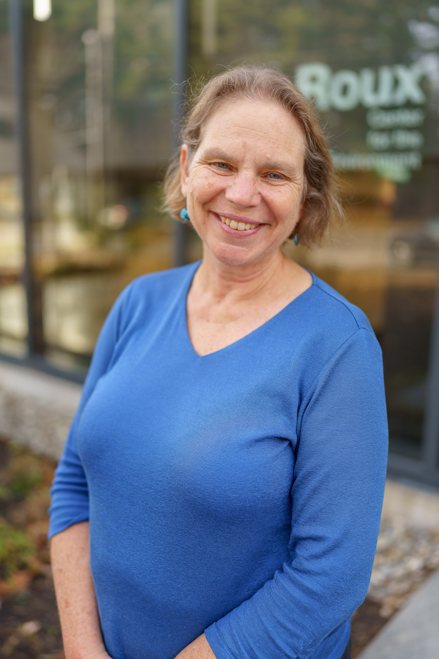 Eileen Johnson at the Roux Center for the Environment. Photo by Cheng Xing ’23