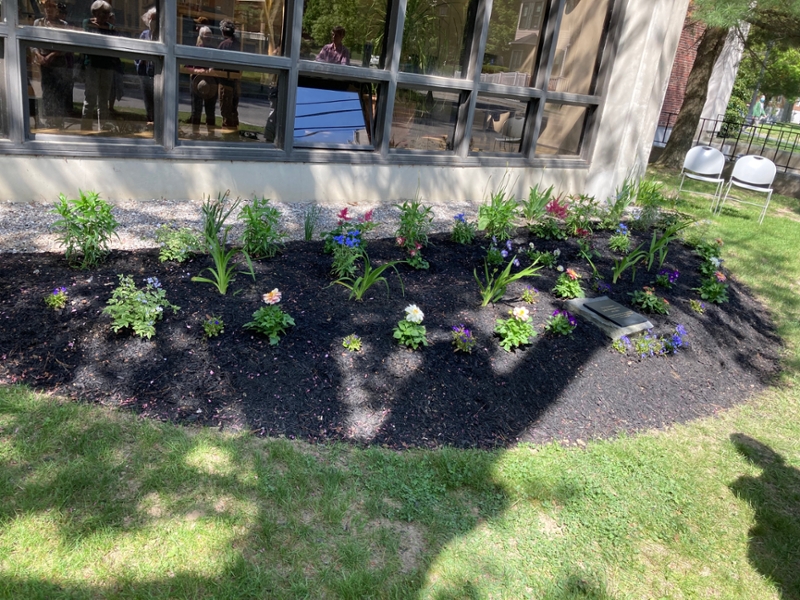 montgomery memorial flower bed