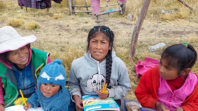 Maruja, for whom Proyecto Maruja is named, lives in the village of Phinay and loves to read and learn, says Khalil Kilani.