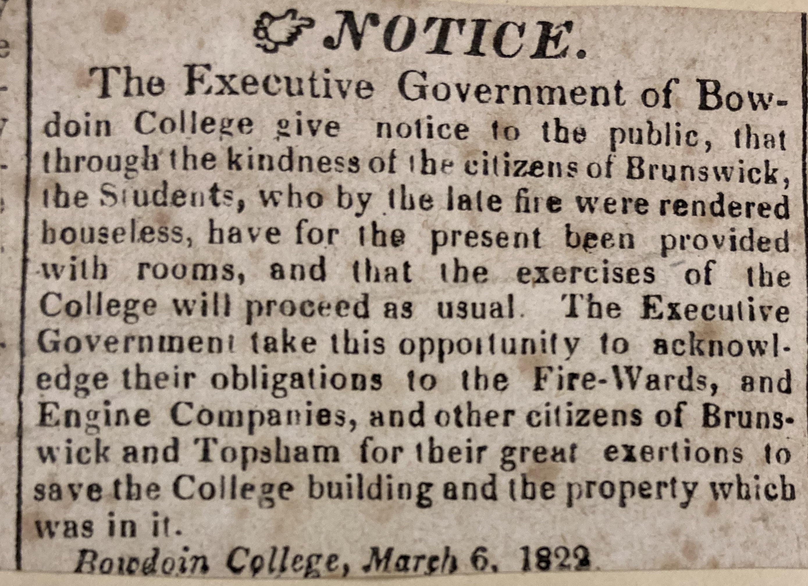 Portland Gazette, March 6, 1822