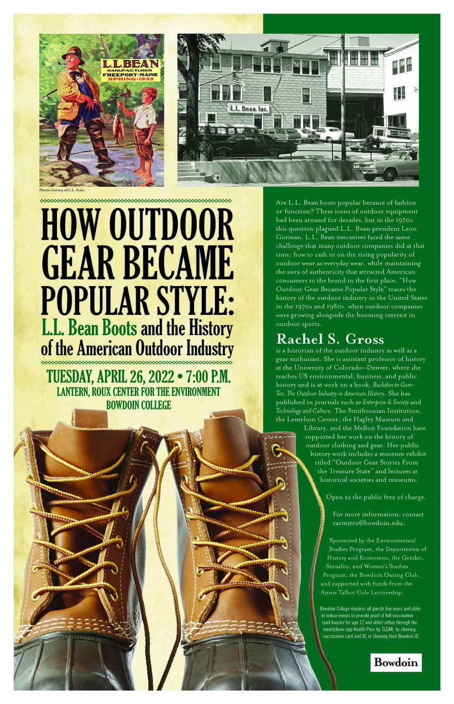 Poster for Rachel Gross's recent talk