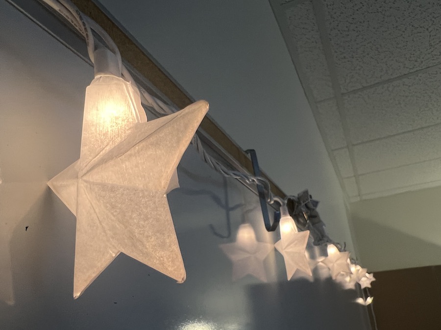 A string of star lights