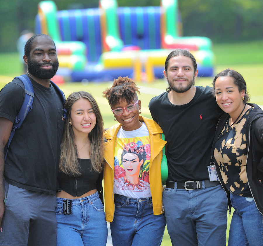 Thrive students standing together