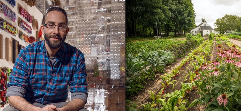 ian trask-bowdoin organic garden